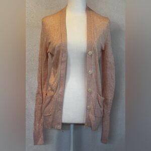 Old Navy Women's Peach Cardigan Sweater Sz Medium
